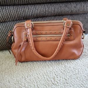 Michael Kors brown leather handbag